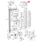 837013 Fisher & Paykel Fridge End Cap Flapper Top