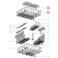10646951 Miele Dishwasher Lower Rack - 6023970