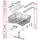 10491444 Miele Dishwasher Upper Basket - 10099560