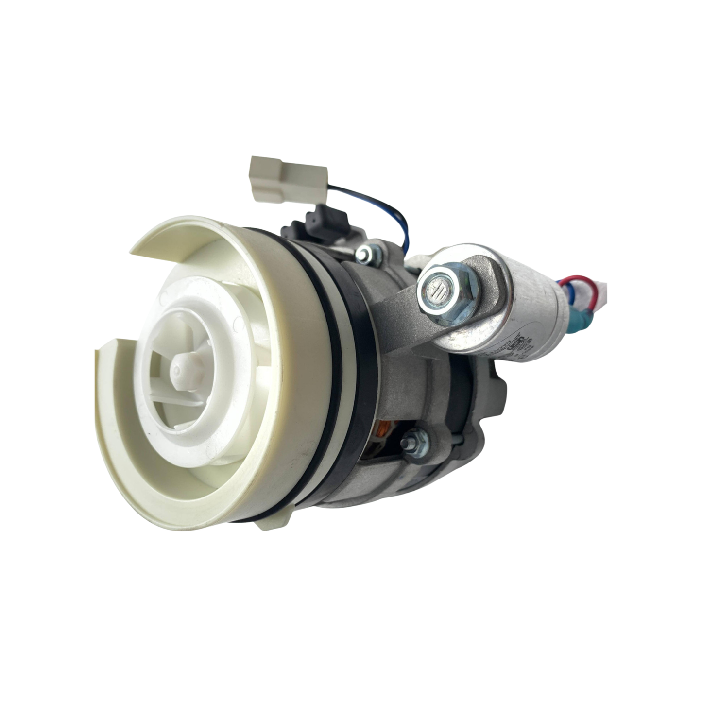 DAU1591009 Baumatic, Delonghi, Omega Washing Machine Wash Pump With Capacitor - 11001010000050