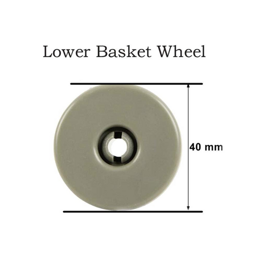 50286965004 Dishlex, Electrolux, Simpson, Westinghouse Dishwasher Lower Rack Wheels - 911516028