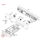 503239 Asko Dyer, Washing Machine Soap Dispenser Handle Cover