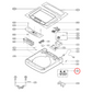 AJU72912501 LG Top Load Washing Machine 3 Way Inlet Valve 12VDC