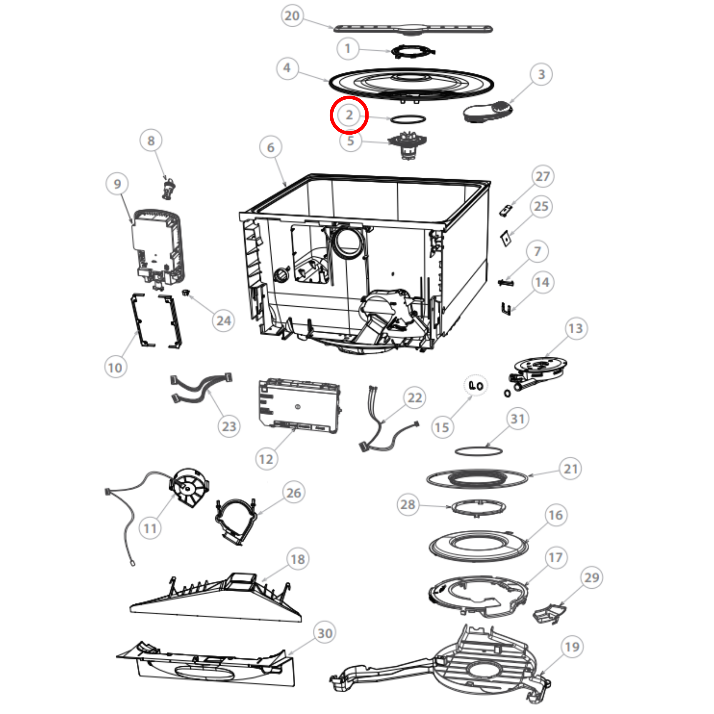 525968 Dishwasher Parts – Perth Appliance Spares