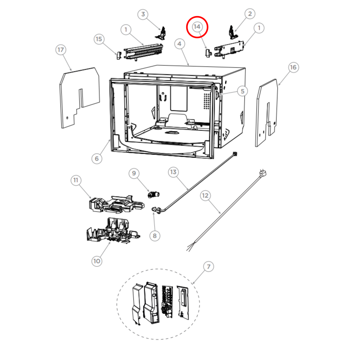 524783 Fisher & Paykel Dishwasher Clip Tube Release - Right Hand