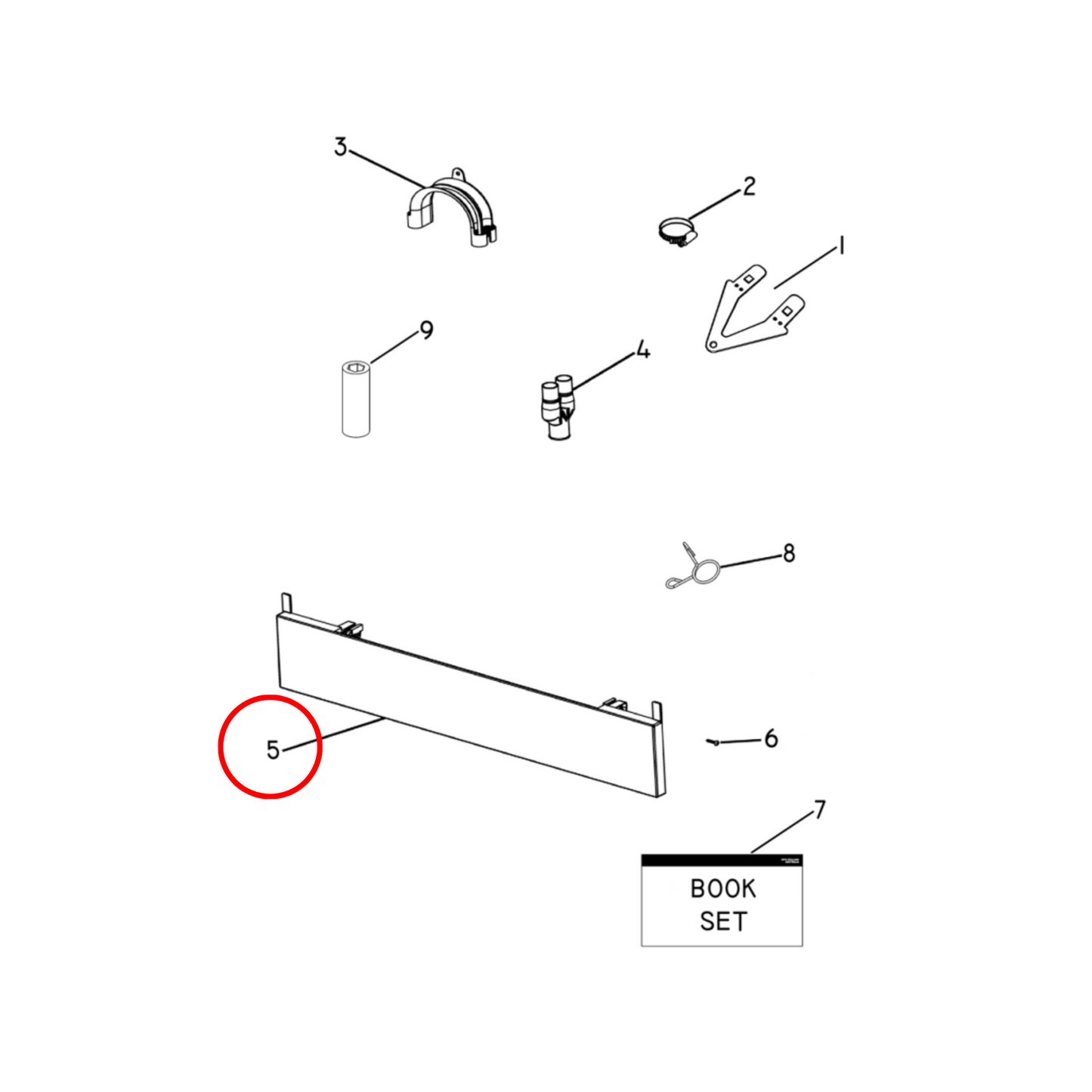 526680 Fisher & Paykel Dishwasher Kickstrip - White