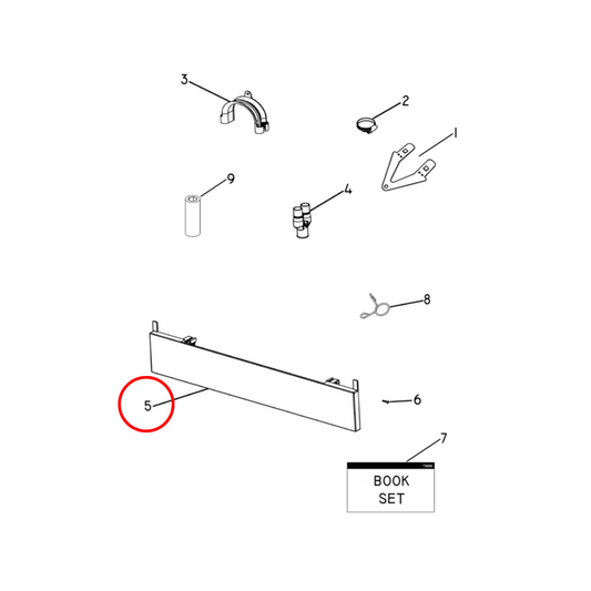 526680 Fisher & Paykel Dishwasher Kickstrip - White