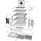 550800 Fisher & Paykel Oven Bake Element