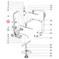 5544031 Miele Dishwasher Flow Meter Sensor - 5544030