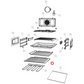 561147 Fisher & Paykel Oven Metal Flat Shelf