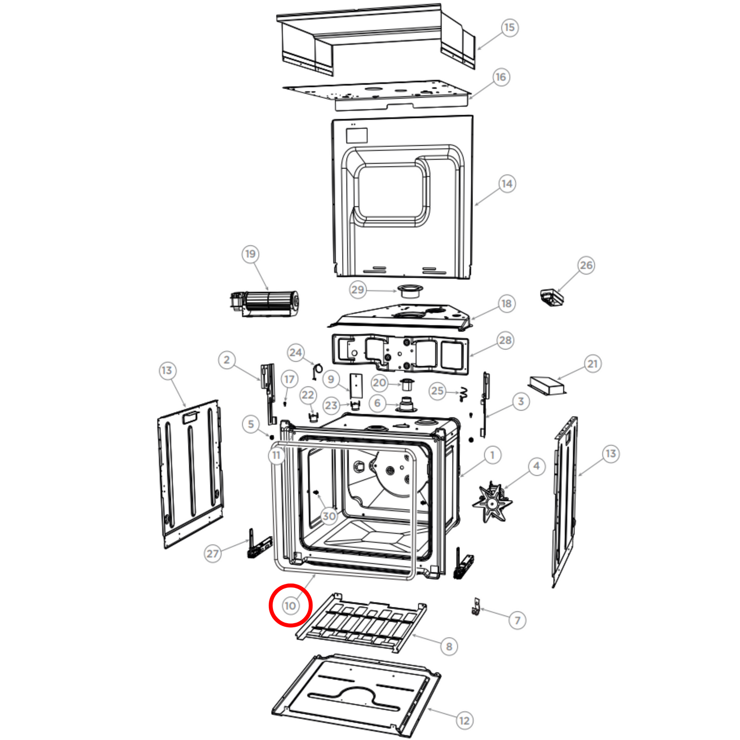 561640 Fisher & Paykel Oven Door Seal