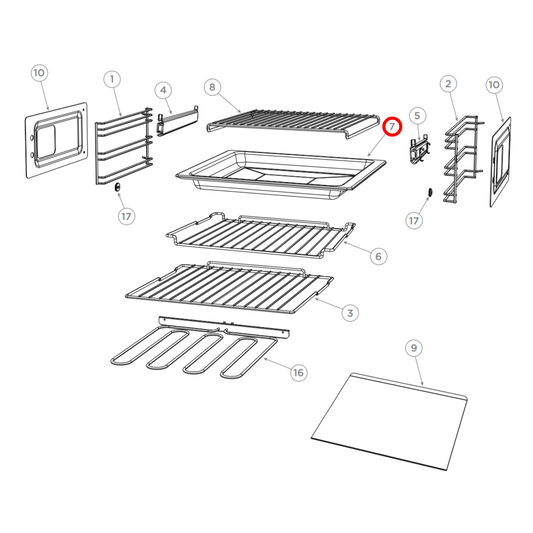 562359 Fisher & Paykel Oven Deep Roasting Dish Tray