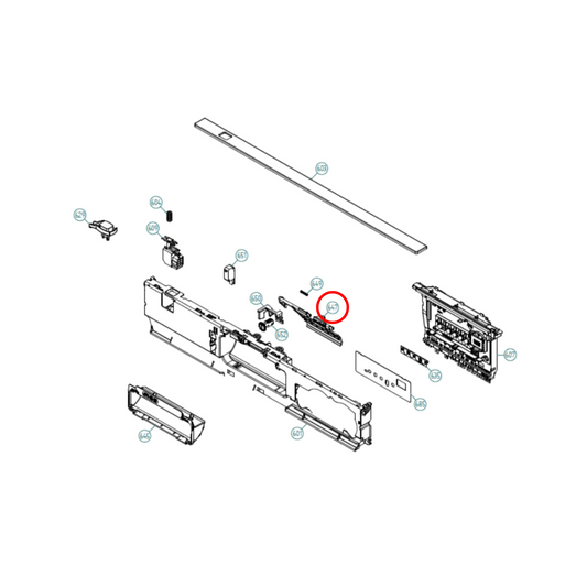 700281 Asko Dishwasher Door Latch