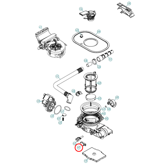 700335 Asko Dishwasher Microswitch