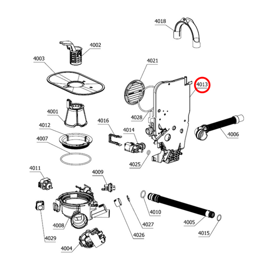 714345 Asko Dishwasher Set Air Break O Ring