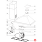 80875396 Smeg Rangehood Grease Filter - 08087539