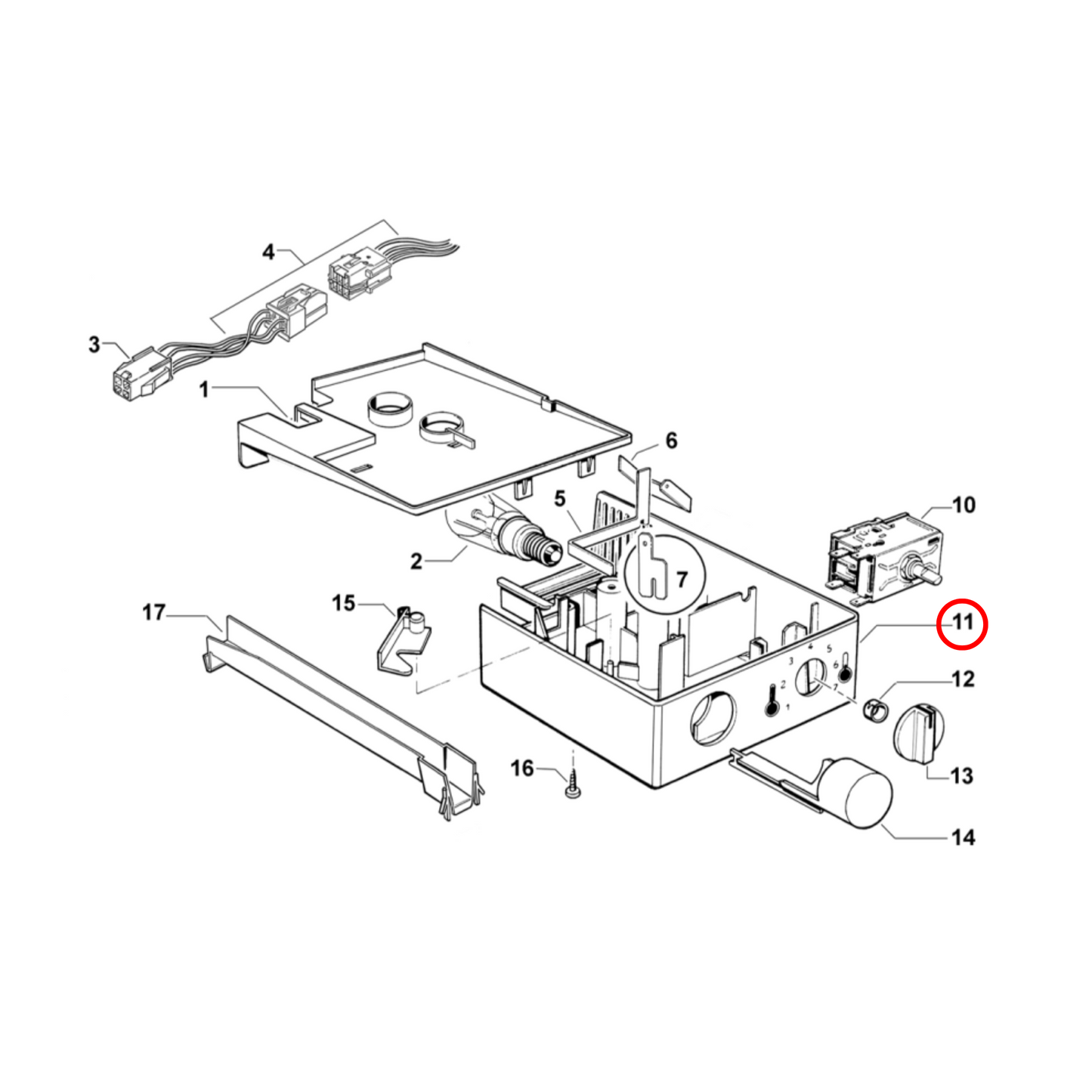 814147 Fisher & Paykel Fridge Base Control Box