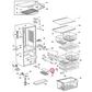 836586 Fisher & Paykel Fridge Skid Tray Left Hand