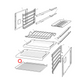 85803270012920 Westinghouse Oven Shelf Rack - 0327001292