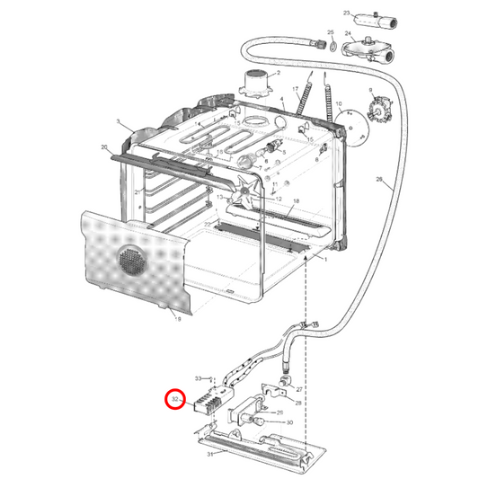 85806730010459 Chef, Westinghouse Gas Oven Ignitor - 0673001045