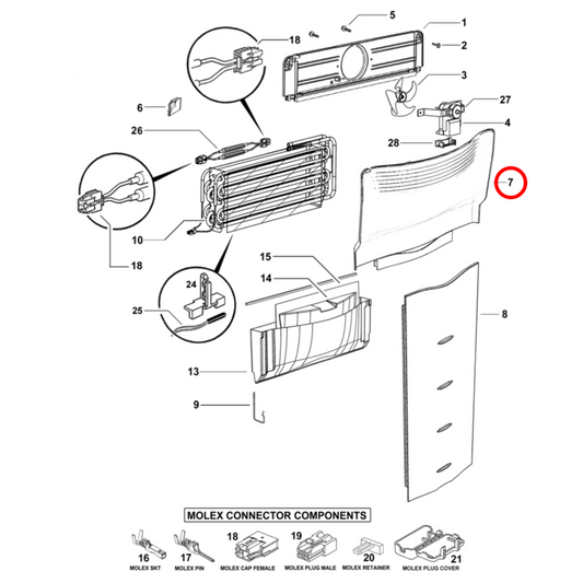 880277 Fisher & Paykel Fridge Cover Evaporator Rear E373, E450