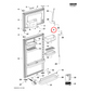 882141 Fisher & Paykel Fridge Door Shelf Lid Cover Right Hand