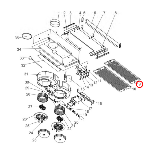 900402661 Chef, Westinghouse Rangehood Filter - TF62010