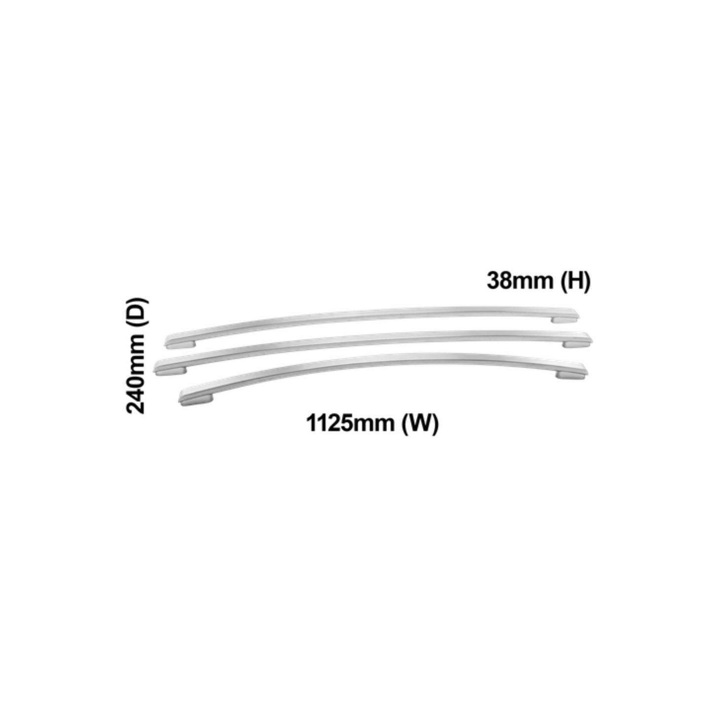 A02331112 Westinghouse Fridge Handle Set - A02331104