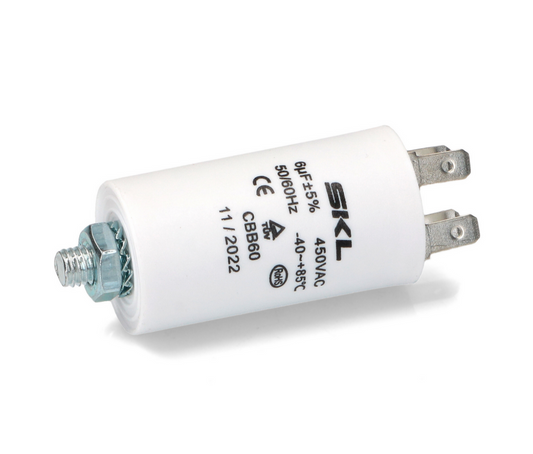 Z CAP006MS Universal capacitor 6µF Size Ø30x57mm 450Vac.