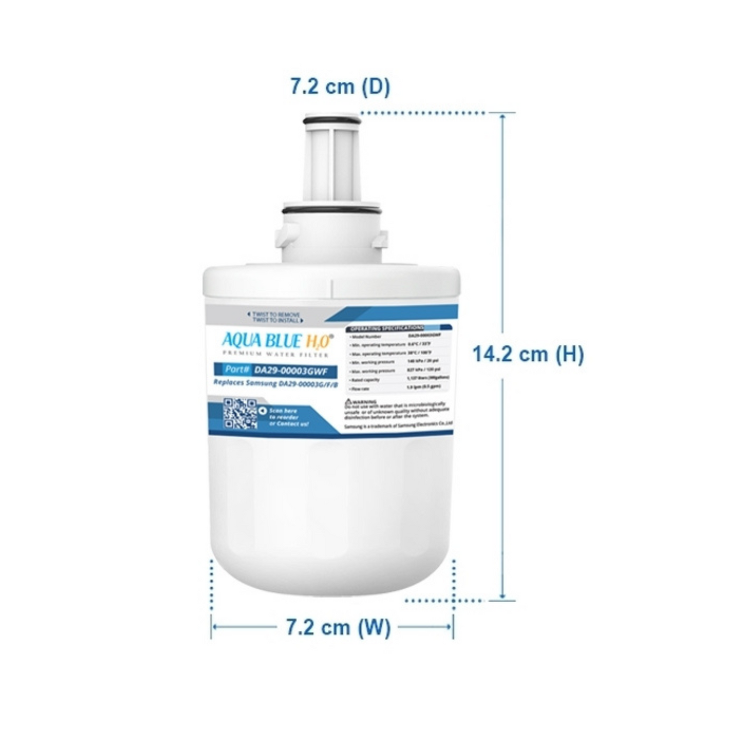 DA29-00003G Samsung Fridge Water Filter