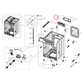 DC92-01492P Samsung Washing Machine Main PCB Board Assembly