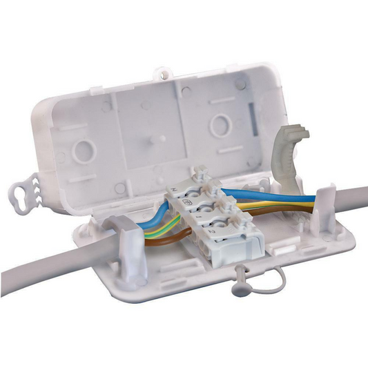 DEBOX Junction Box 4 Way, 24 A, IP20, Hylec IP20