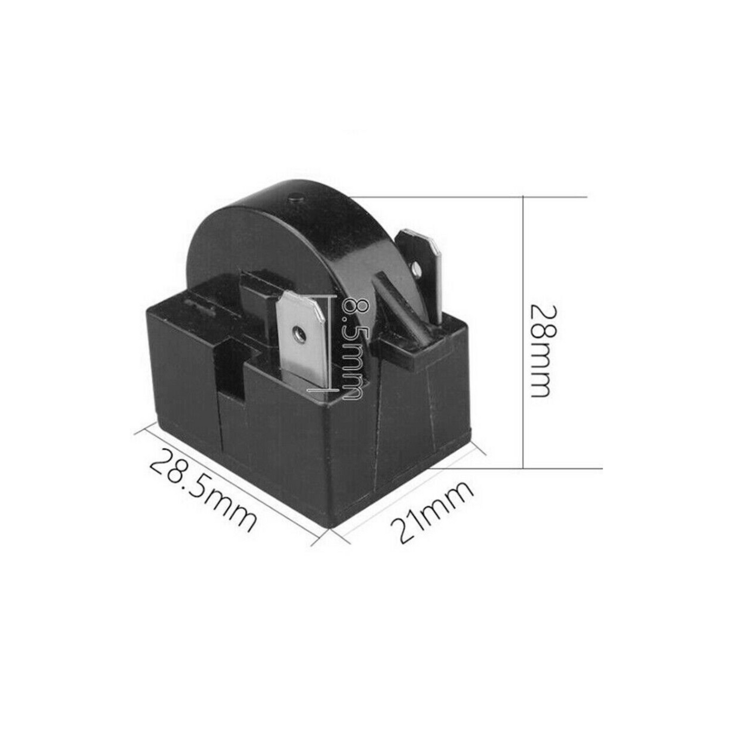 Fridge Compresser Motor PTC Start Relay 2 Terminals - MZ92-15 15Ω