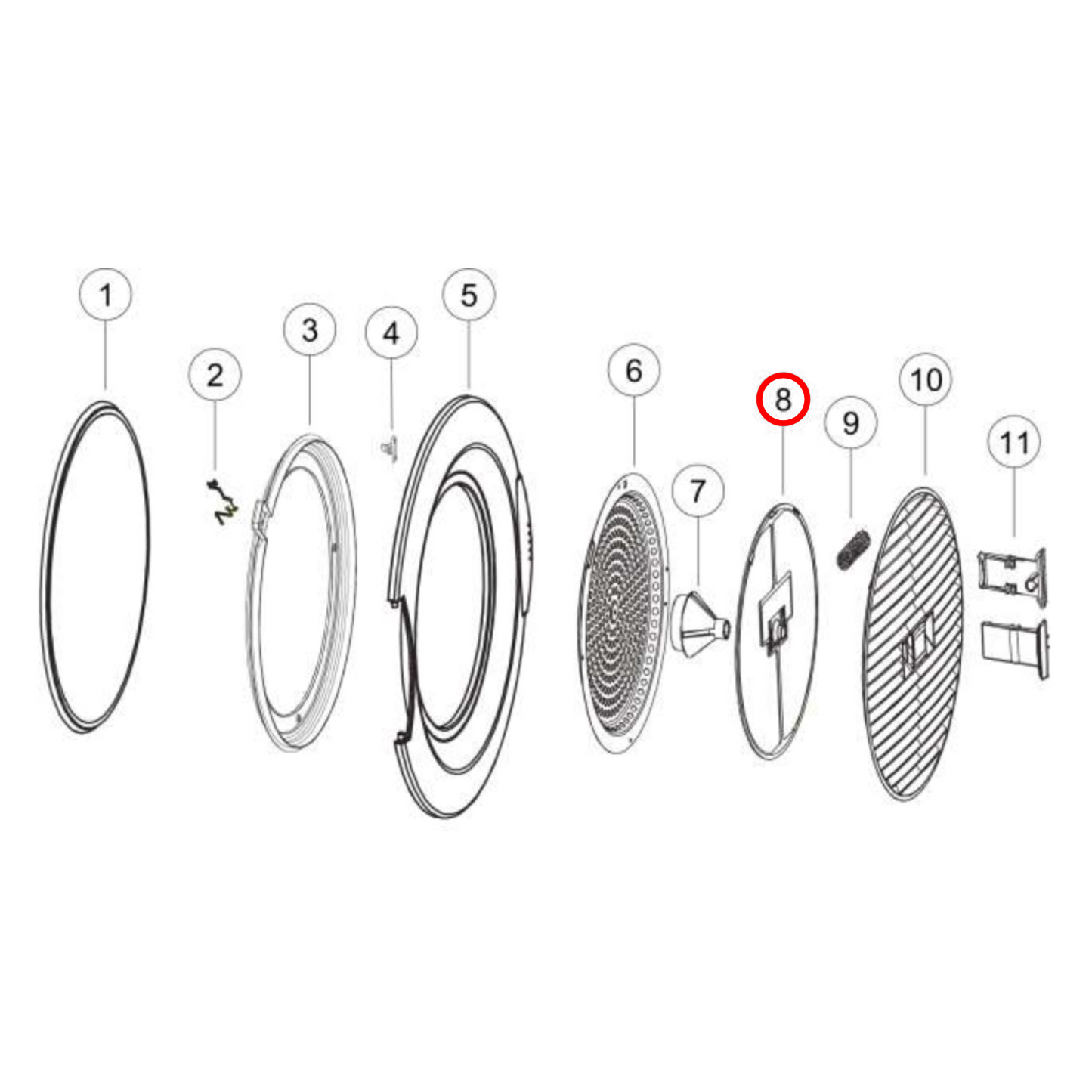 H0020203843 Fisher & Paykel, Haier Dryer Lint Filter