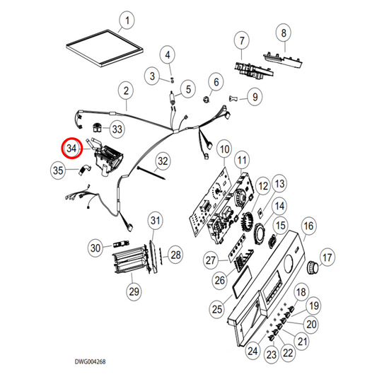 H0020805732U Fisher & Paykel, Haier Washing Machine Storage Tank Assembly (Assy)