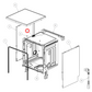 H0120803964 Haier Dishwasher Door Lock Assembly