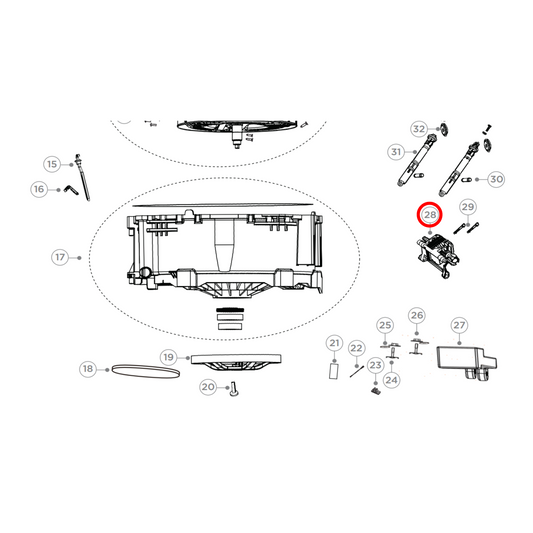 H0024000389CA Haier, Fisher & Paykel Washing Machine Motor