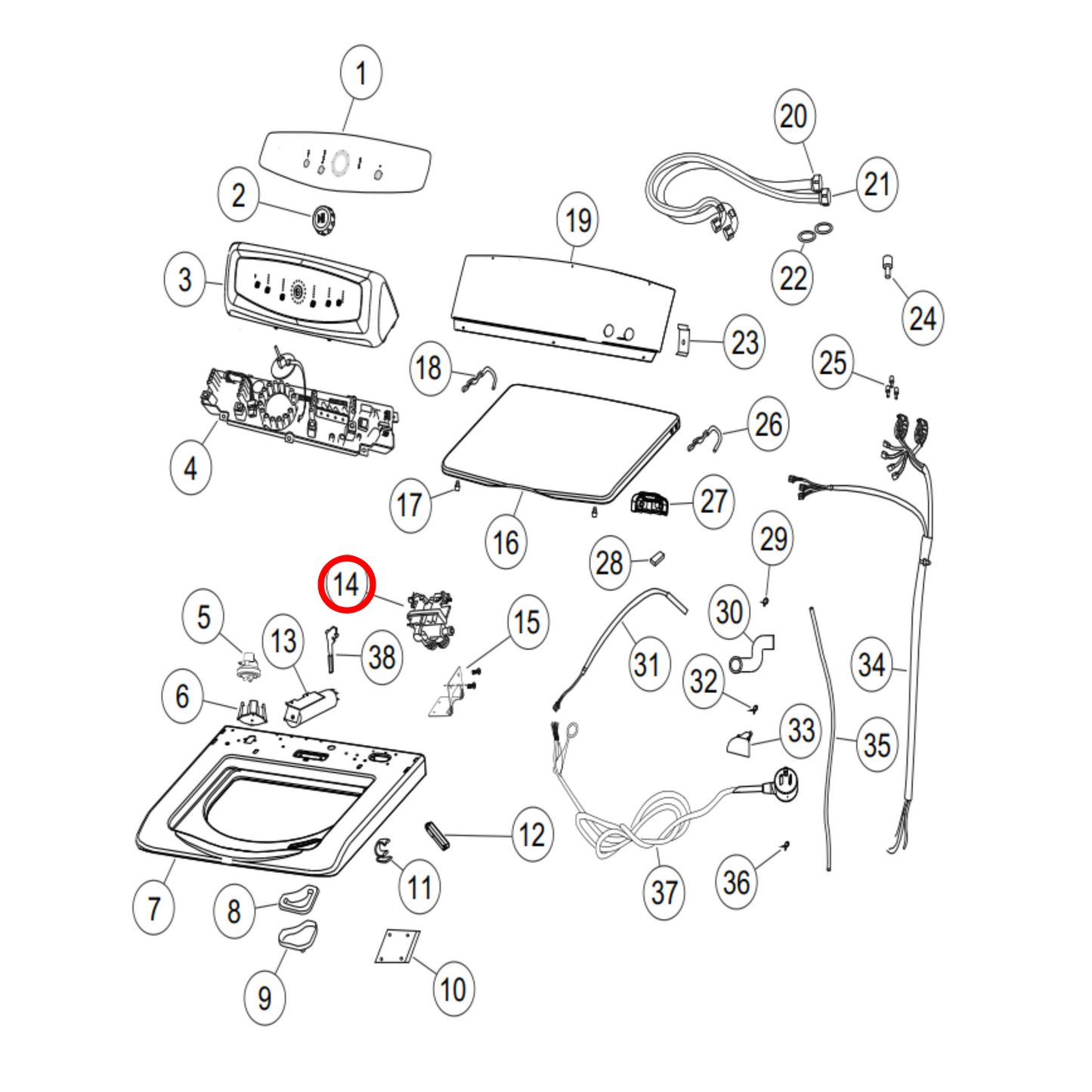 H0034000200 Haier Top Load Washing Machine Water Inlet Valve Assembly (Assy)