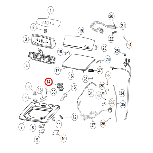 H0034000200 Haier Top Load Washing Machine Water Inlet Valve Assembly (Assy)