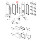 H0060851911 Fisher & Paykel Fridge Flapper Door