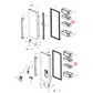 H0060851916 Fisher & Paykel, Haier Fridge Door Window Shelf