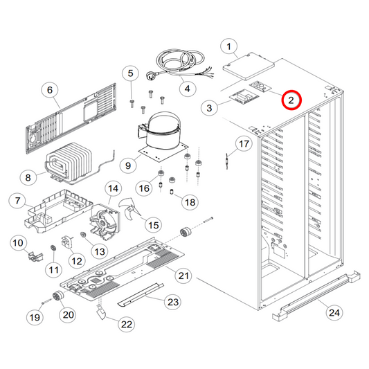 H0061800068 Fisher & Paykel Fridge PCB Control