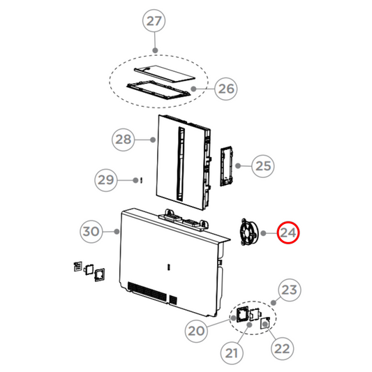 H0064001834 Fisher & Paykel Fridge Fan PC