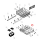H0120106687E Fisher & Paykel Dishwasher Lower Basket