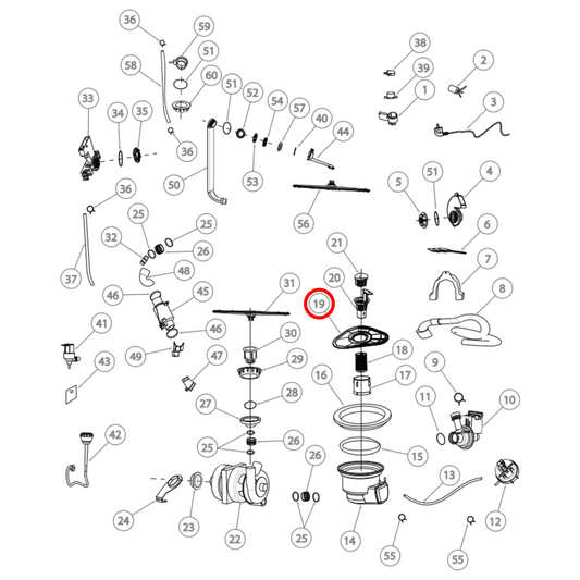 H012G1040012 Fisher & Paykel Dishdrawer Filter Plate