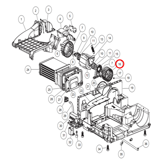 H0180200027 Haier, Fisher & Paykel Dryer Cooling Fan