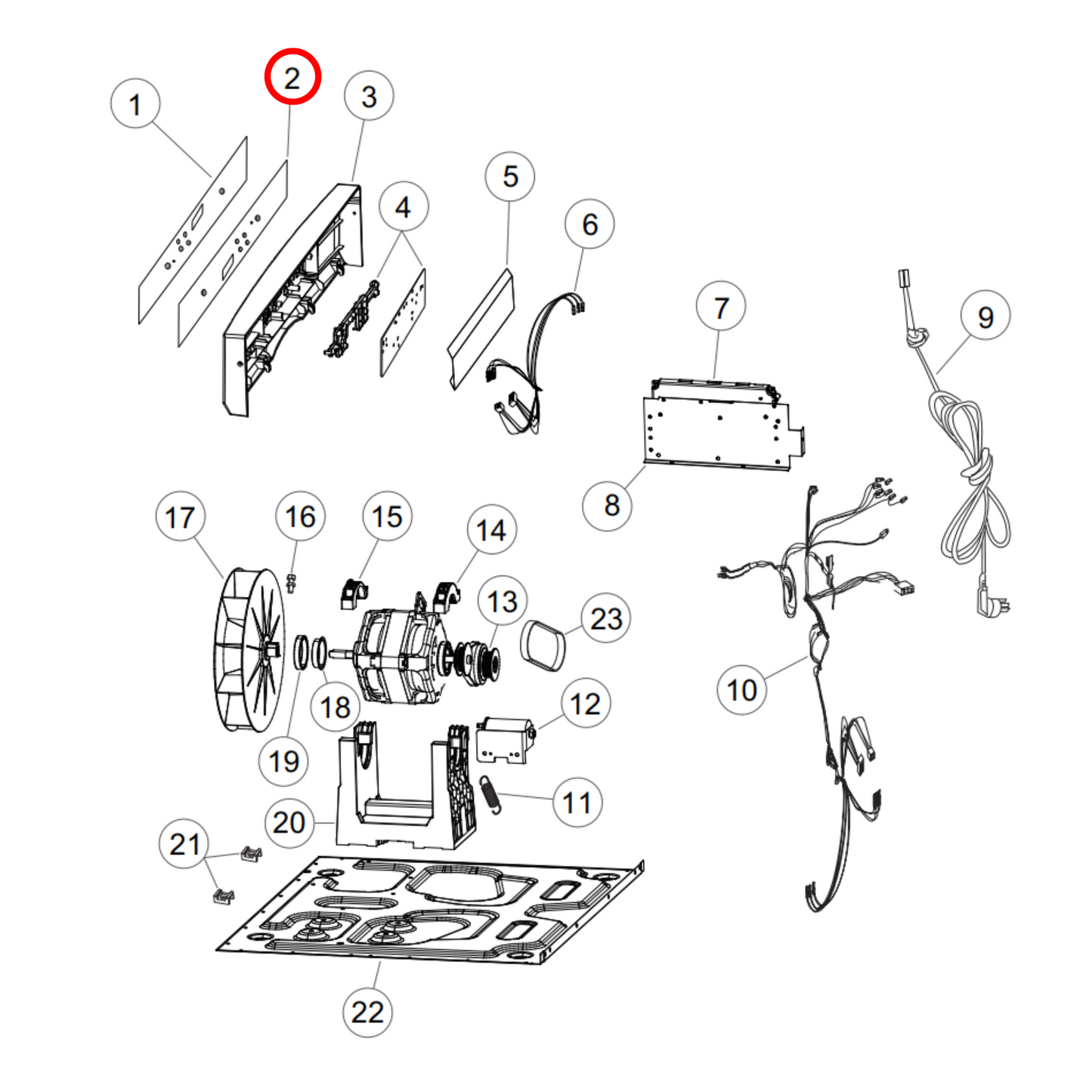 H0180500547A Fisher & Paykel Dryer Inverted Decal