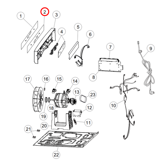 H0180500547A Fisher & Paykel Dryer Inverted Decal