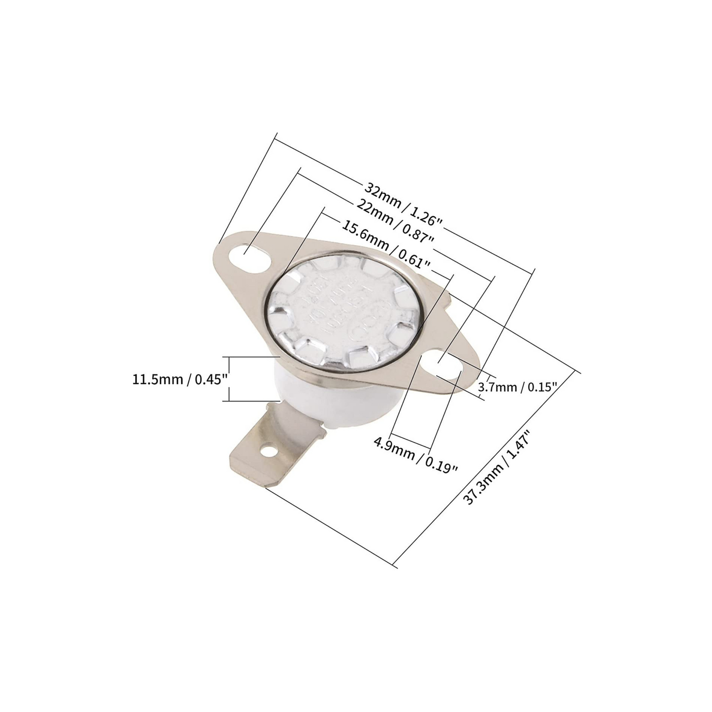 KSD301 130C N.C 10Amp Thermal Control