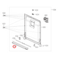 MDS65210410 LG Dishwasher Door Seal - MDS65210401